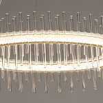 Люстра круглая с прозрачными стеклянными трубками 51 см Nembus варинант исполнения - 5 | Loft Concept в Костроме