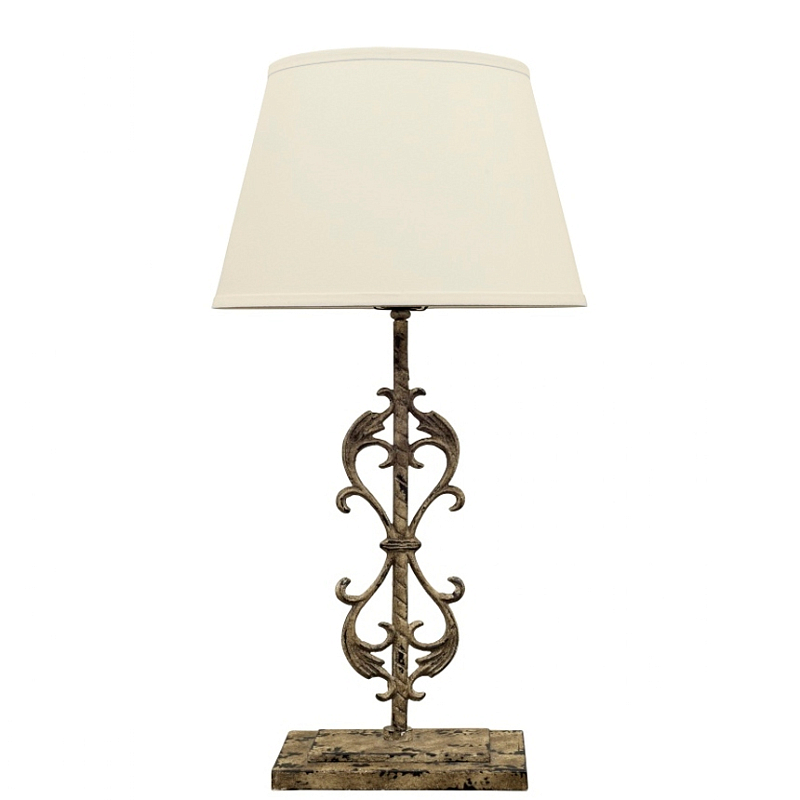 Настольная лампа RH Kerry Artifact Table Lamp Коричневый Бежевый Настольная лампа RH Kerry Artifact Table Lamp Коричневый Бежевый в Костроме | Loft Concept