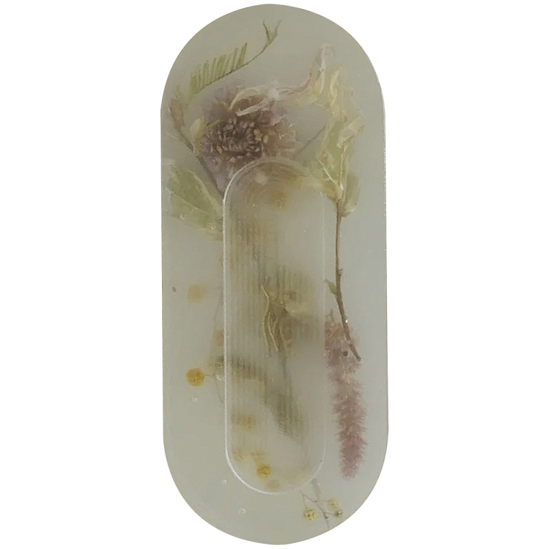 Подставка под благовония из эпоксидной смолы с цветами белая Epoxy Resin Flowers Incense Oval Stand White Белый Подставка под благовония из эпоксидной смолы с цветами белая Epoxy Resin Flowers Incense Oval Stand White Белый в Костроме | Loft Concept