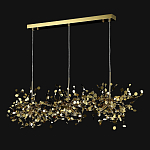 Люстра подвесная из трех частей с металлическими круглыми элементами Terzani Argent варинант исполнения - 4 | Loft Concept в Костроме