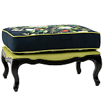 Банкетка из натурального бука с изображением птиц и цветов Blooming Birds варинант исполнения - 1 | Loft Concept в Костроме