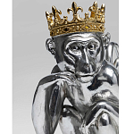 Статуэтка обезьяна в короне серебряная Golden Monkey варинант исполнения - 1 | Loft Concept в Костроме