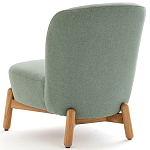 Кресло на деревянных ножках Olguin Green Chair варинант исполнения - 4 | Loft Concept в Костроме