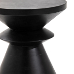 Черный приставной столик из массива AMORPHOUS варинант исполнения - 2 | Loft Concept в Костроме