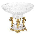 Чаша на бронзовых ножках с тремя ангелами Eden Garden варинант исполнения - 1 | Loft Concept в Костроме