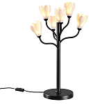 Настольная лампа с ветвями и белыми фарфоровыми цветами Floralis варинант исполнения - 3 | Loft Concept в Костроме