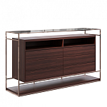 Дизайнерский комод в металлическом каркасе Valerian варинант исполнения - 1 | Loft Concept в Костроме