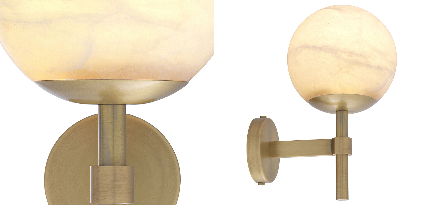 Бра Eichholtz Wall Lamp Jade alabaster Бра Eichholtz Wall Lamp Jade alabaster - Loft-Concept в Костроме