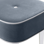 Квадратный мягкий пуф на белых ножках Winton Pouf Square варинант исполнения - 18 | Loft Concept в Костроме