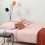 Постельное белье розового цвета с рисунком 150х200 см Blossom Essence варинант исполнения - 4 | Loft Concept в Костроме