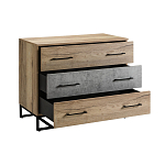 Комод с 3-мя ящиками в стиле лофт Urban Style Space варинант исполнения - 3 | Loft Concept в Костроме