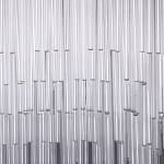 Люстра круглая с прозрачными стеклянными трубками Nembus варинант исполнения - 3 | Loft Concept в Костроме