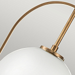 Подвесной светильник с белым плафоном в форме шара в арочной подвеске Hinkley варинант исполнения - 17 | Loft Concept в Костроме