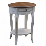 Тумба прикроватная овальная с ящиком Interiors Romance варинант исполнения - 1 | Loft Concept в Костроме