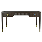 Письменный стол Elsa Dreams Walnut Шпон дерево с двумя ящиками варинант исполнения - 5 | Loft Concept в Костроме