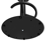 Барный стул вращающийся со спинкой и подлокотниками Douglas Rhombus Синий Велюр варинант исполнения - 7 | Loft Concept в Костроме