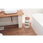 Керамический столик с деревянной столешницей "Пешка" варинант исполнения - 2 | Loft Concept в Костроме