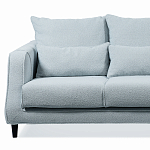 Диван Seldon с мягкими подушками голубое букле варинант исполнения - 4 | Loft Concept в Костроме