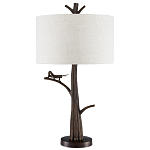 Настольная лампа с корпусом в виде ствола дерева с насекомым Twiglly варинант исполнения - 4 | Loft Concept в Костроме