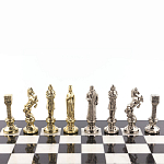 Шахматы Ренессанс с доской из натурального мрамора Decorative Thematic Chess варинант исполнения - 2 | Loft Concept в Костроме