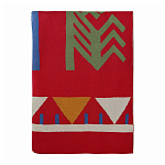 Плед хлопковый по мотивам чувашских орнаментов Ural and Siberian Patterns варинант исполнения - 5 | Loft Concept в Костроме