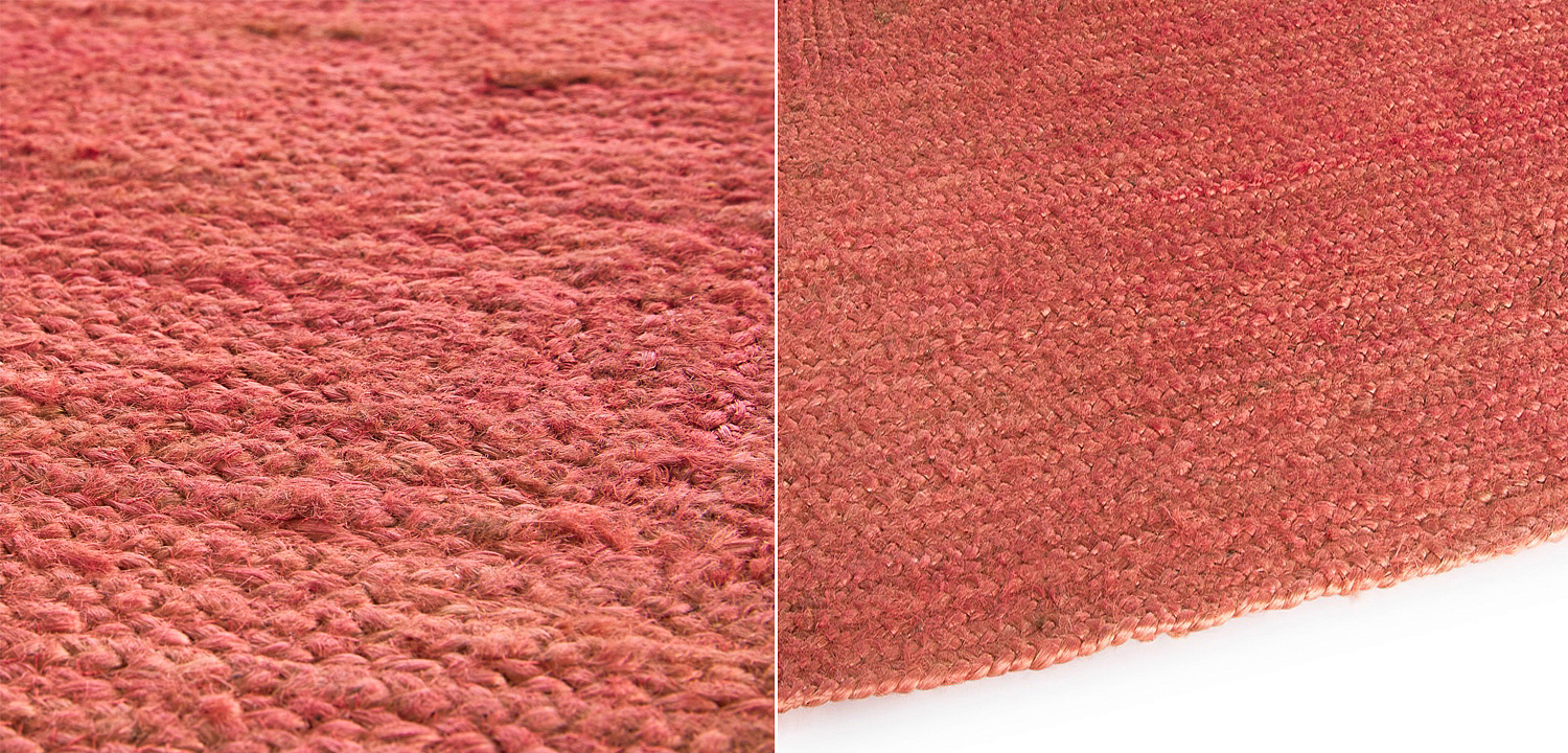 Ковер Rectangular Carpet red 100% джут Ковер Rectangular Carpet red 100% джут - Loft-Concept в Костроме