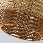 Подвесной светильник с абажуром из плтеного бамбука Light Inside the Cell варинант исполнения - 9 | Loft Concept в Костроме