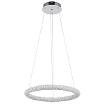 Кольцевая люстра с хрустальным декором Gilbertine Crystal Ring Chandelier варинант исполнения - 4 | Loft Concept в Костроме