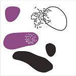 Плитка с узором Камни варинант исполнения - 2 | Loft Concept в Костроме