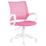Офисное кресло с основанием из белого пластика Desk chairs Pink варинант исполнения - 1 | Loft Concept в Костроме