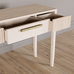 Элегантная Консоль Primo с выдвижным ящиком Светлый дуб варинант исполнения - 4 | Loft Concept в Костроме