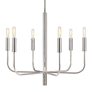 Люстра с 6-ю лампами Chandelier with Seamless Curve