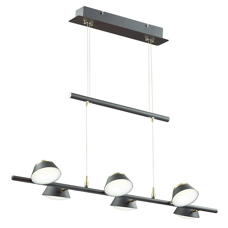 Люстра Solid Light Золотой Черный Люстра Solid Light Золотой Черный в Костроме | Loft Concept