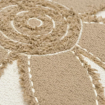 Подушка с цветочным принтом и кисточками Blooming Elegance Harper варинант исполнения - 2 | Loft Concept в Костроме