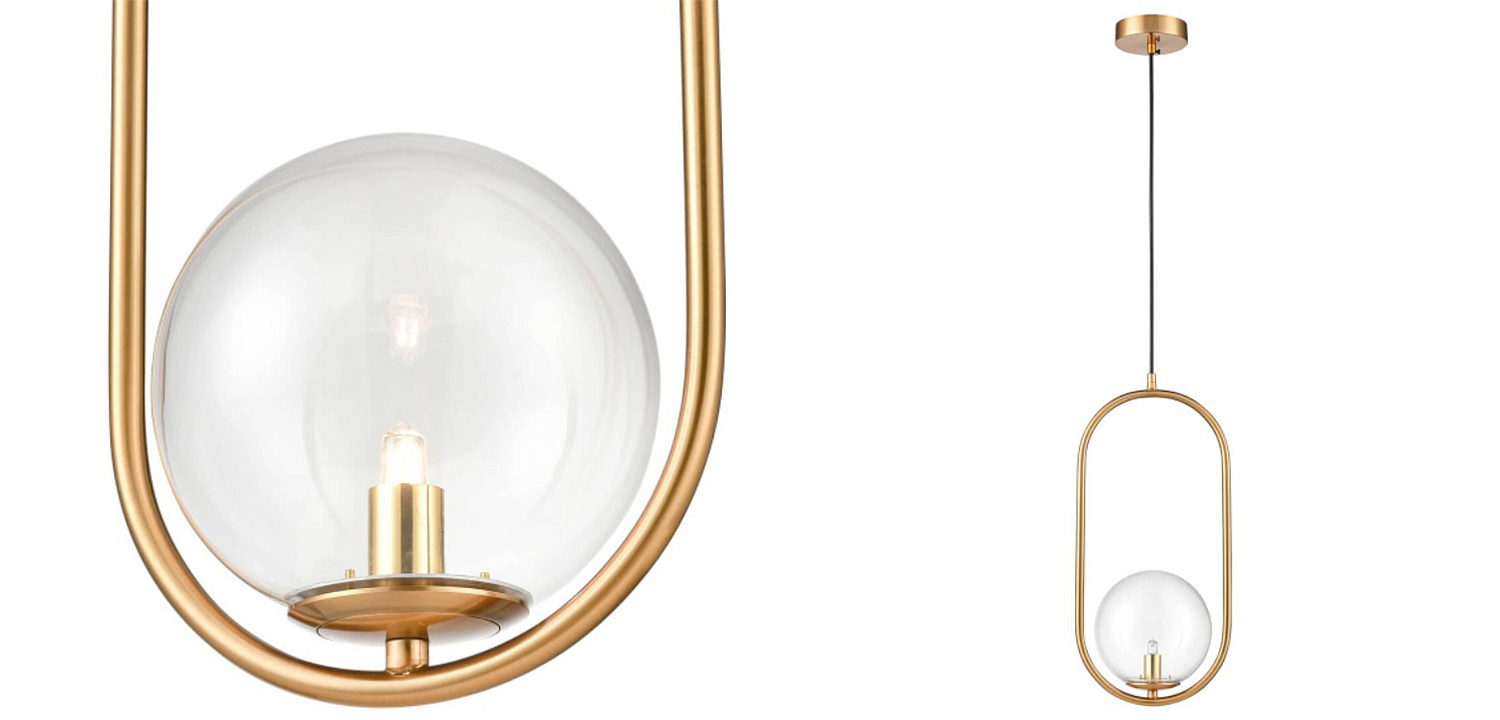 Подвесной светильник B.LUX C Ball oval gold Подвесной светильник B.LUX C Ball oval gold - Loft-Concept в Костроме