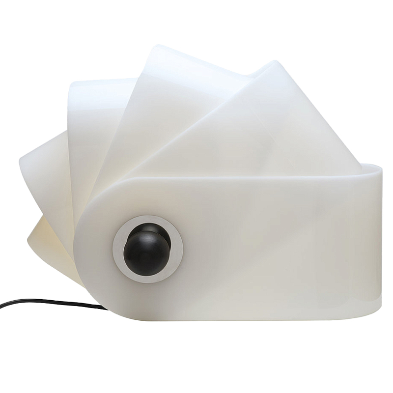 Настольная дизайнерская лампа Poltronova Ghepre Table Lamp Прозрачный белый Прозрачный красный в Костроме | Loft Concept 