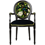 Стул с подлокотниками из бука с изображением птицы и цветов Blooming Birds варинант исполнения - 1 | Loft Concept в Костроме