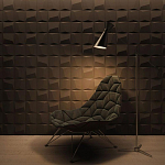 Гипсовая 3D Панель M-26 варинант исполнения - 2 | Loft Concept в Костроме