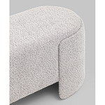 Банкетка Taks букле светло-серый варинант исполнения - 3 | Loft Concept в Костроме
