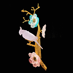 Бра с цветочным декором и птичкой Miscellaneous herbs варинант исполнения - 1 | Loft Concept в Костроме