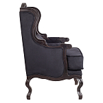 Кресло George Grand Armchair black velour варинант исполнения - 2 | Loft Concept в Костроме