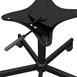 Стул с мягкой обивкой из велюра и подъемно-поворотным механизмом на колесиках Mason Green and Yellow варинант исполнения - 6 | Loft Concept в Костроме