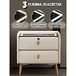 Умная прикроватная тумбочка c зарядкой для телефона Nightstand Smart варинант исполнения - 2 | Loft Concept в Костроме