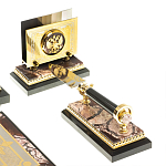 Настольный письменный набор из яшмы Manager Organizer варинант исполнения - 6 | Loft Concept в Костроме