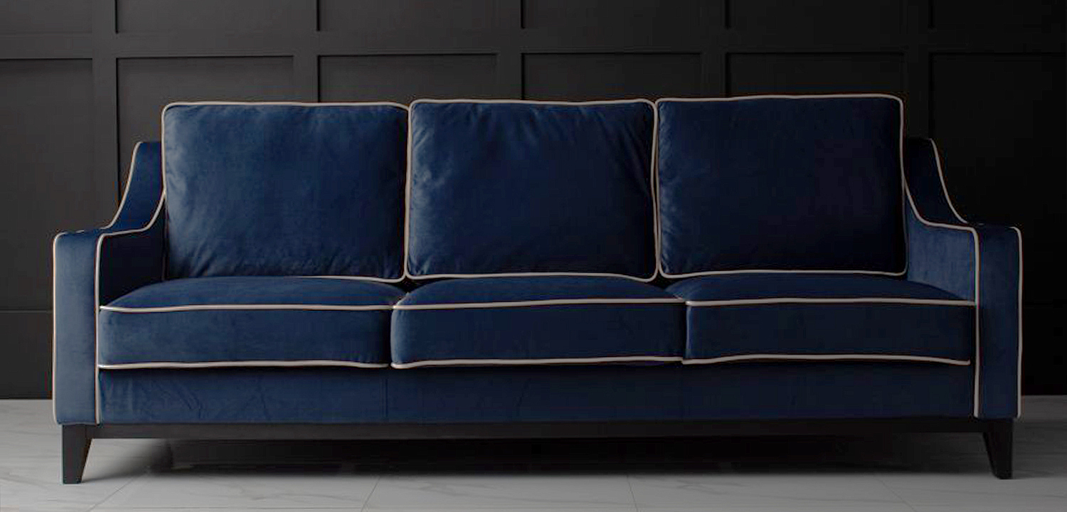 Диван Гринвич Greenwich sofa темно синего цвета Диван Гринвич Greenwich sofa темно синего цвета - Loft-Concept в Костроме