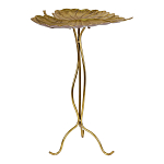Столик приставной с столешницей Тропический лист Tropical Forest gold варинант исполнения - 1 | Loft Concept в Костроме