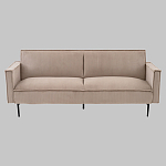 Диван современный вельветовый прямой Worcester Бежевый  варинант исполнения - 2 | Loft Concept в Костроме