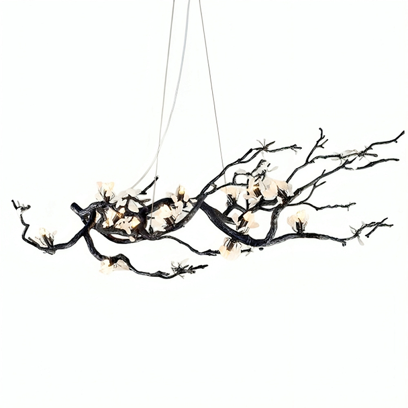 Люстра в виде ветки дерева Tree Shaped Chandelier Черный Люстра в виде ветки дерева Tree Shaped Chandelier Черный в Костроме | Loft Concept