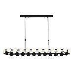 Люстра овальная с круглыми светодиодными источниками света Maxine Light варинант исполнения - 10 | Loft Concept в Костроме