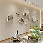 Абстрактная скульптура на стену в виде капли воды Water Outline варинант исполнения - 3 | Loft Concept в Костроме